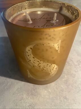 Foundry Candle Co. Monogram S Decorative Candle